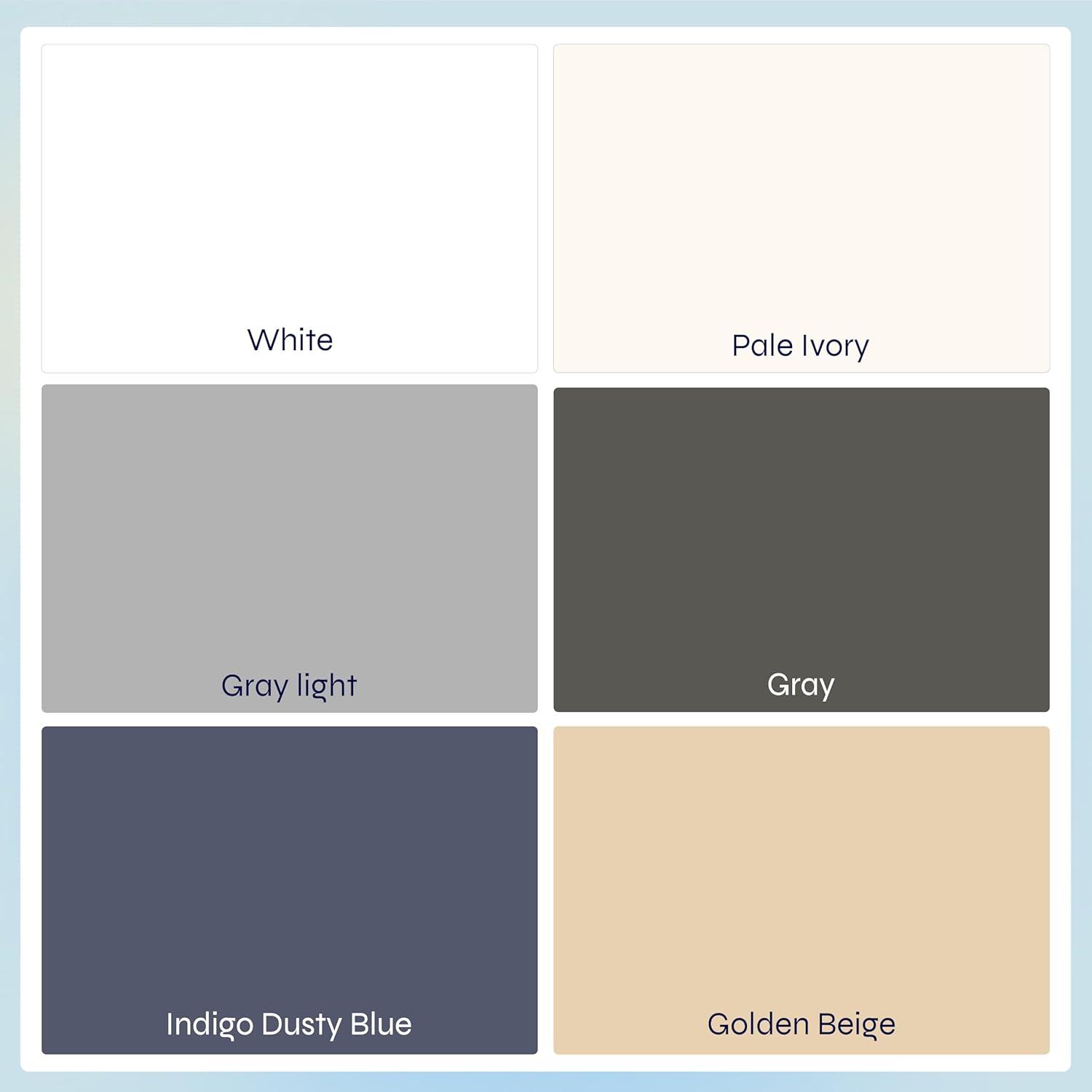 Dark Gray Duvet Cover Full / Queen - 400 Thread Count , 100% Pure Cotton Comforter Cover and Two Pillow Shams, with Button Closure and Corner Ties