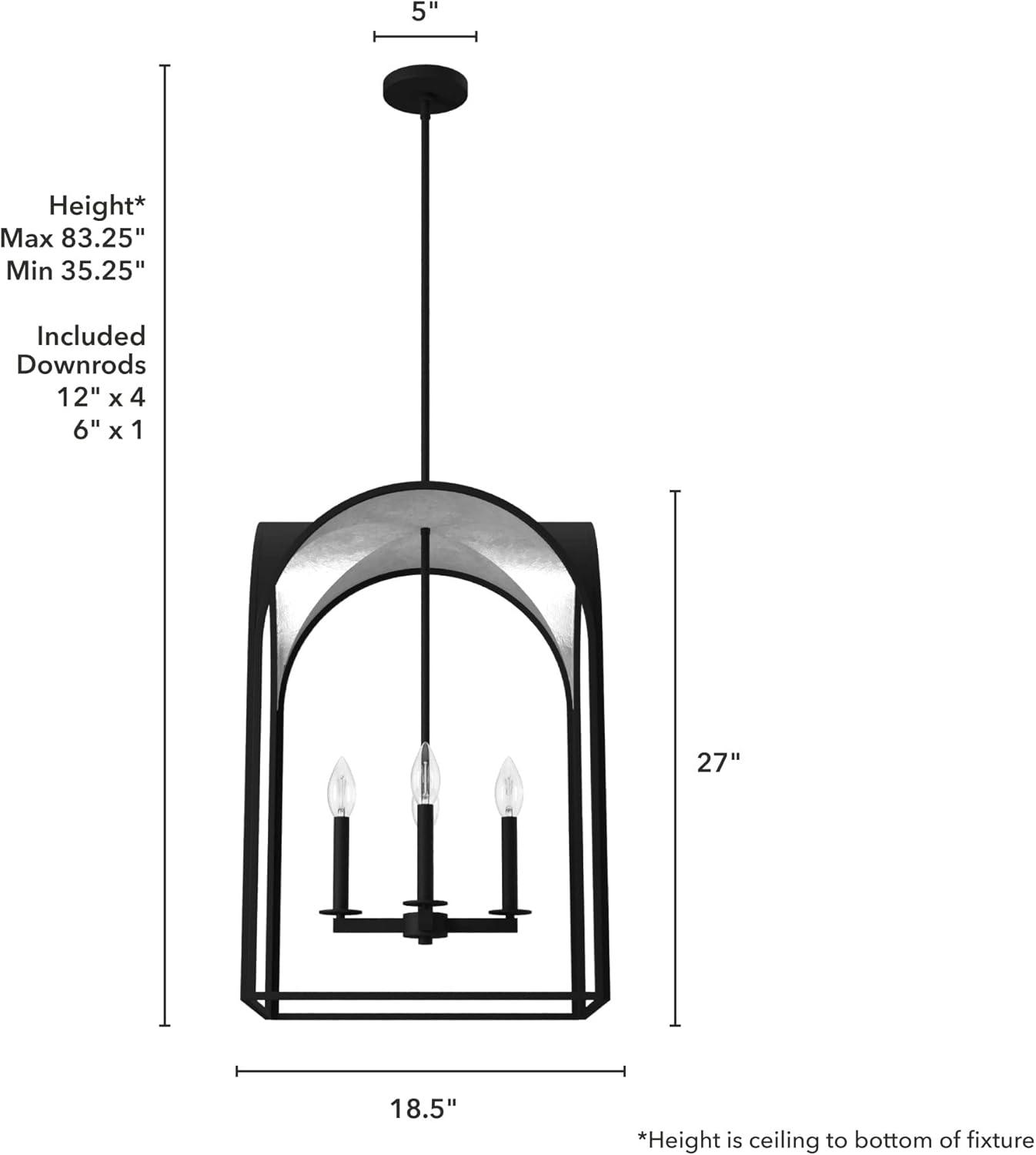 Dukestown 4 Light 18 inch Lantern Pendant
