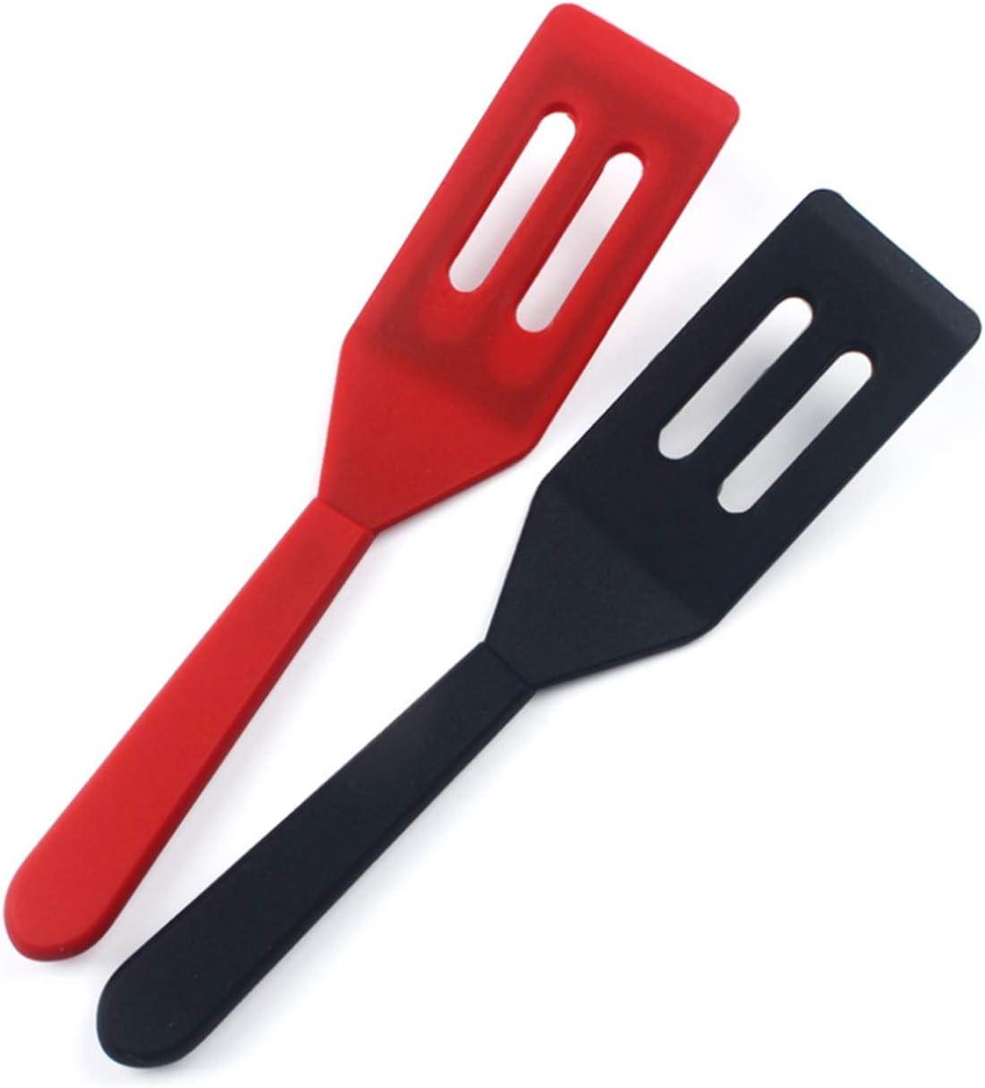 Mini Brownie Serving Spatula, Cookie Silicone Spatulas Flexible Nonstick Silicone Serve Turner Heat-Resistant for Flip Egg in Small Frying Pan Cookie Batter Cookware Cooking Baking