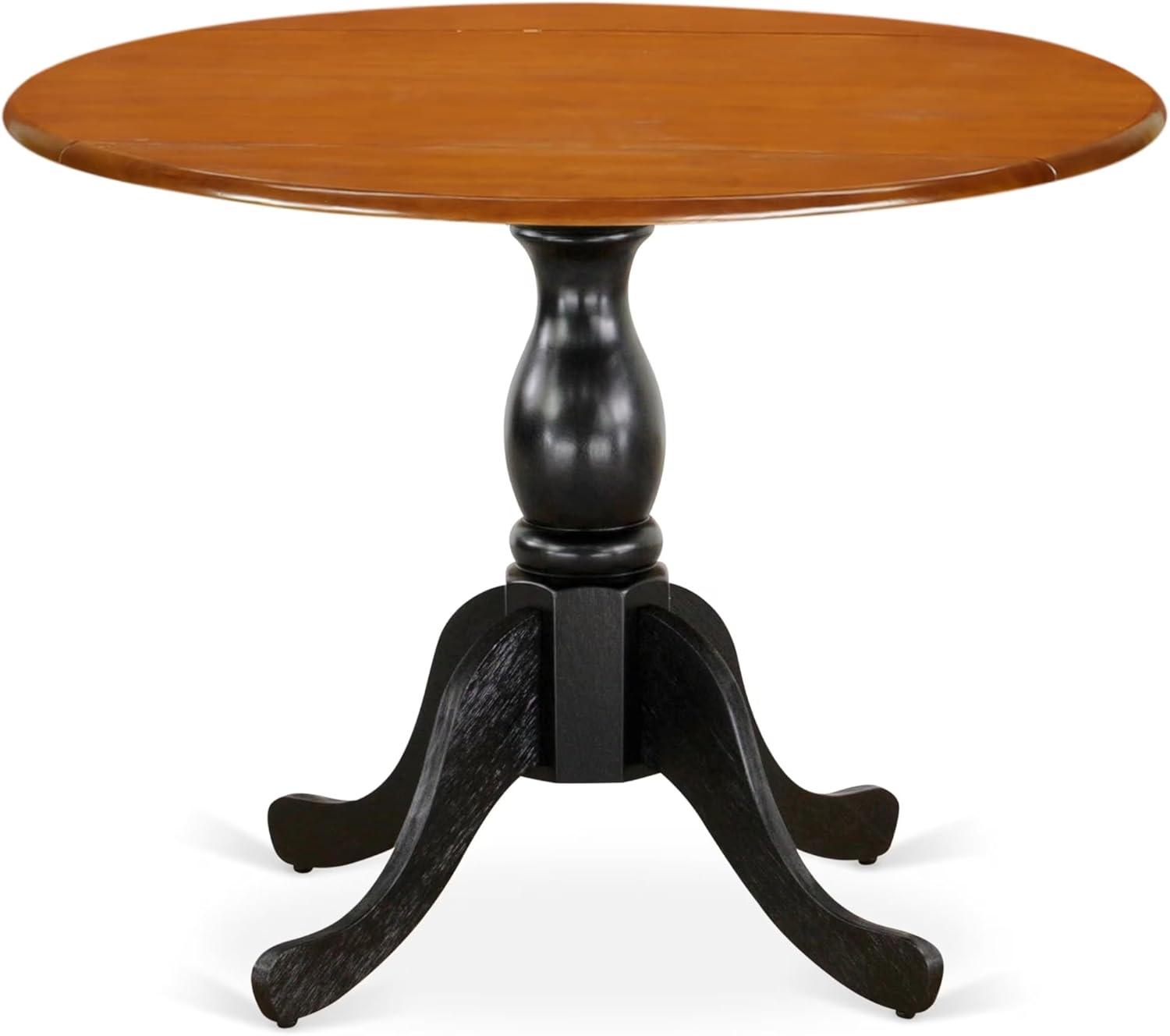 Dublin Extendable Round Solid Wood Dining Table