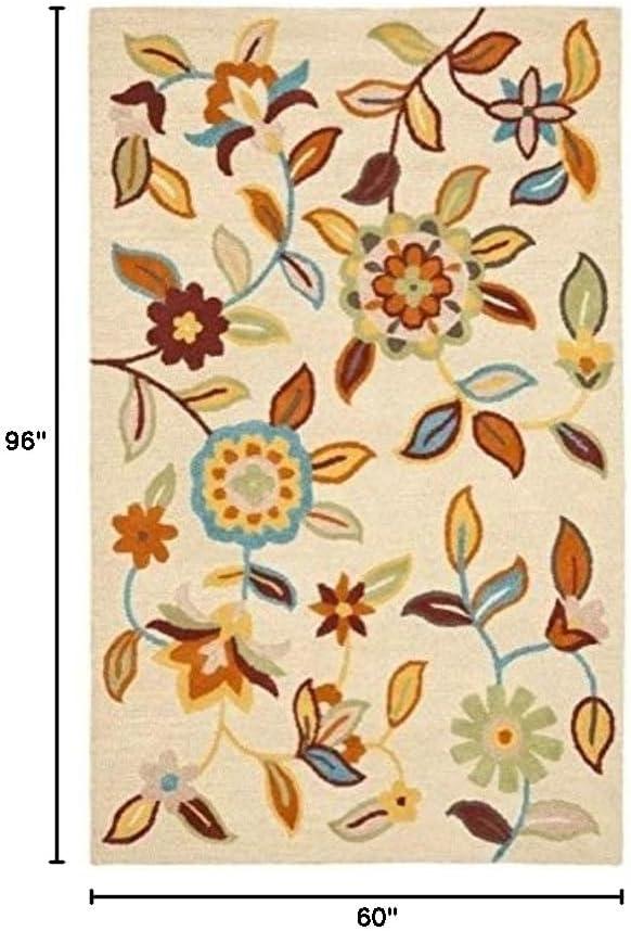 Blossom BLM677 Hand Hooked Area Rug  - Safavieh