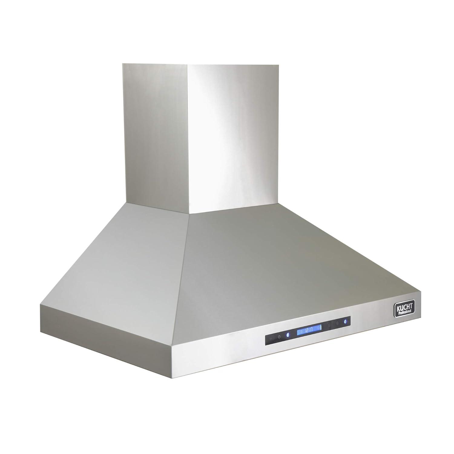 Kucht Kucht 36" Stainless Steel 900 CFM Wall Range Hood with Baffle Filter