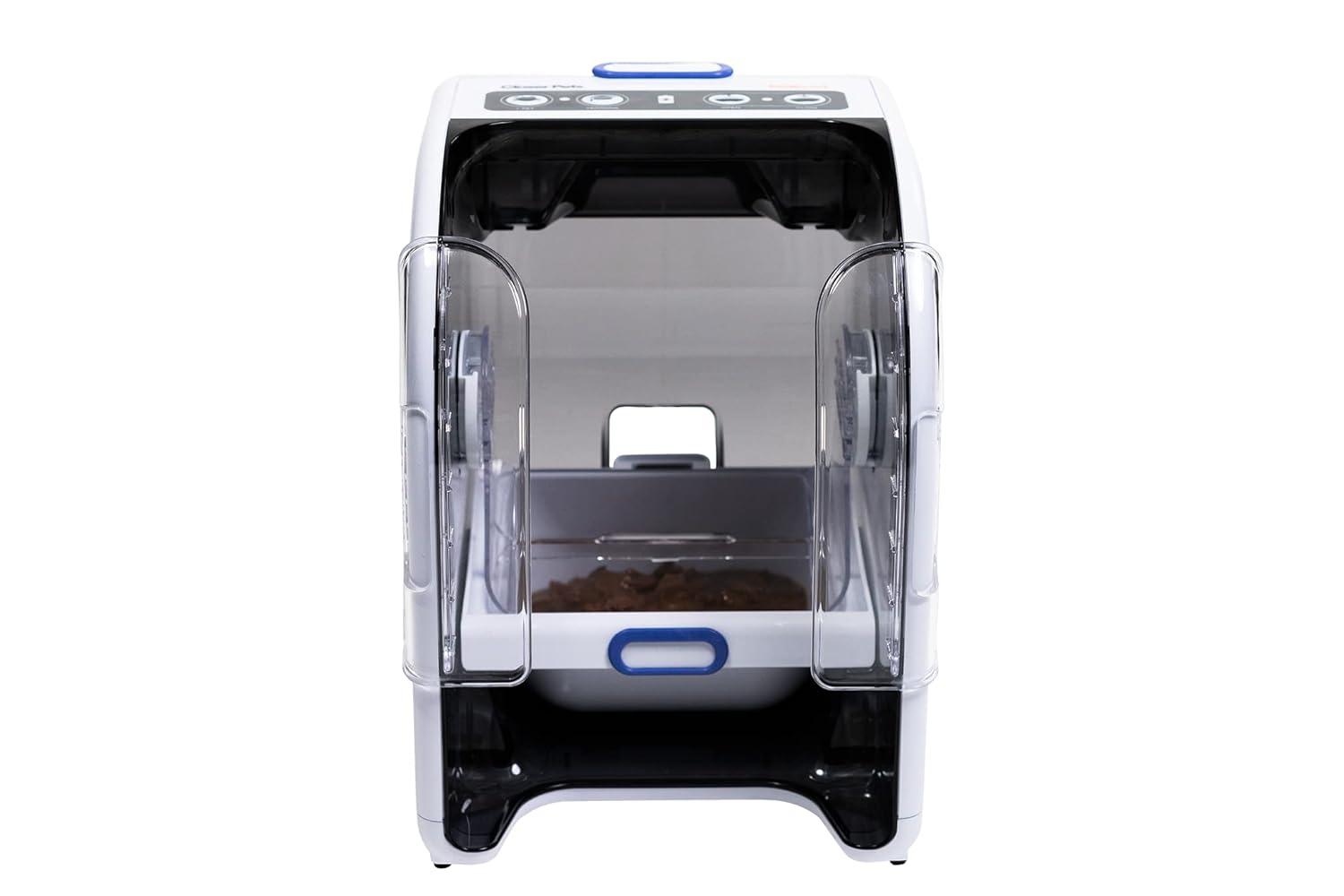 MiBowl Automatic Microchip Cat Feeder with BPA Free Bowl, Enclosed Back, and Collar Worn ID Disc