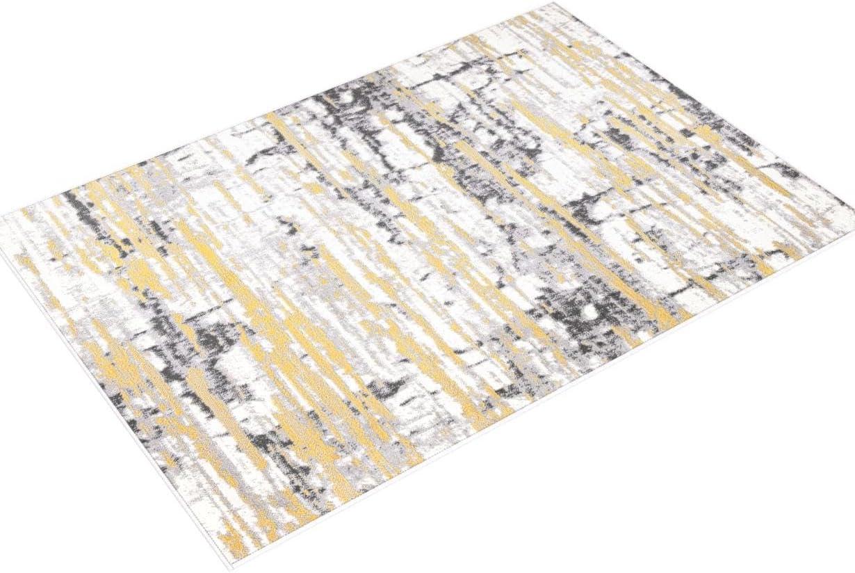 World Rug Gallery Vintage Abstract Modern Area Rug