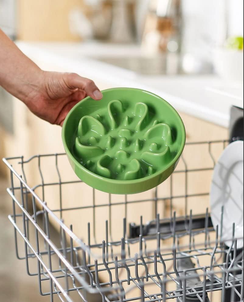 Ceramic Slow Feed Dog Bowls