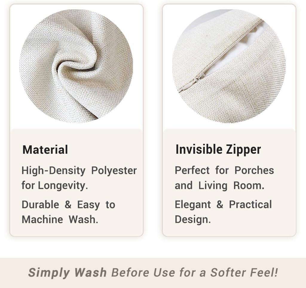 PANDICORN Welcome Throw Pillow Covers 12x20 Inch Modern Farmhouse Outdoor Front Porch Patio Decorations Lumbar Decorative Throw Pillows Cases Cushion Covers for Home Living Room Bedroom Couch Decor