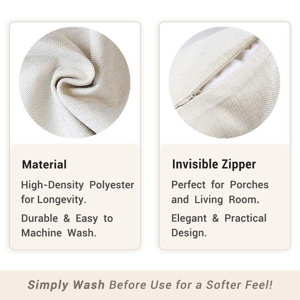 PANDICORN Welcome Throw Pillow Covers 12x20 Inch Modern Farmhouse Outdoor Front Porch Patio Decorations Lumbar Decorative Throw Pillows Cases Cushion Covers for Home Living Room Bedroom Couch Decor