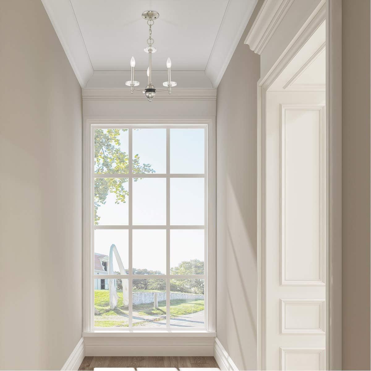 Livex Lighting Bennington 3 - Light Chandelier in  Brushed Nickel