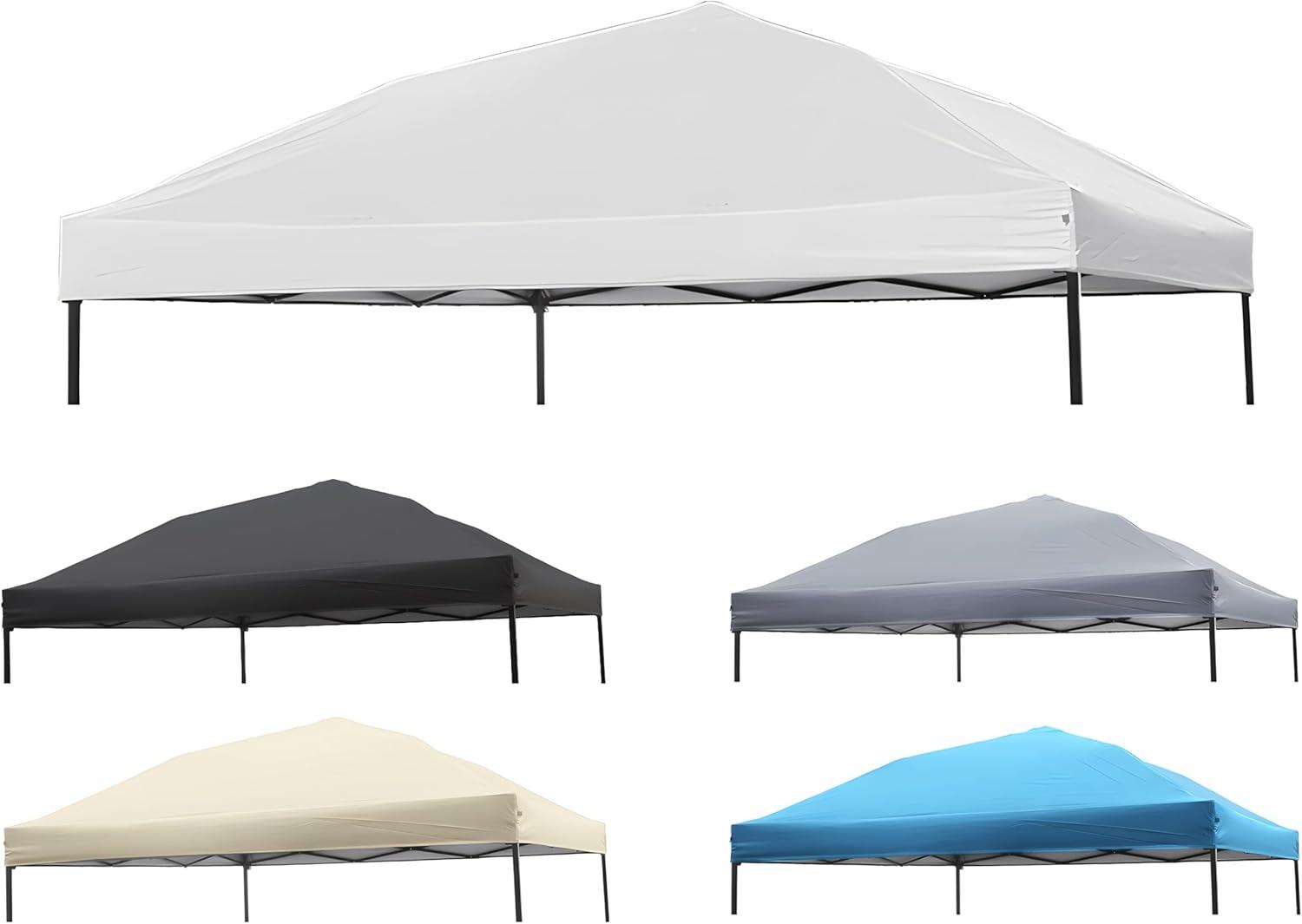 10 x 10 Canopy Replacement Top Large Frame Pop Up Canopy Replacement Top 10 x 10 (White)