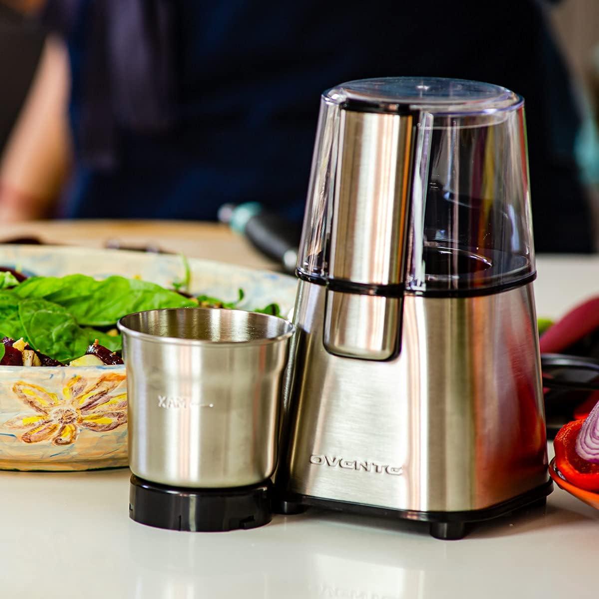 Ovente OVENTE Electric Coffee Grinder with 2 Blade Stainless Steel Grinding Bowl
