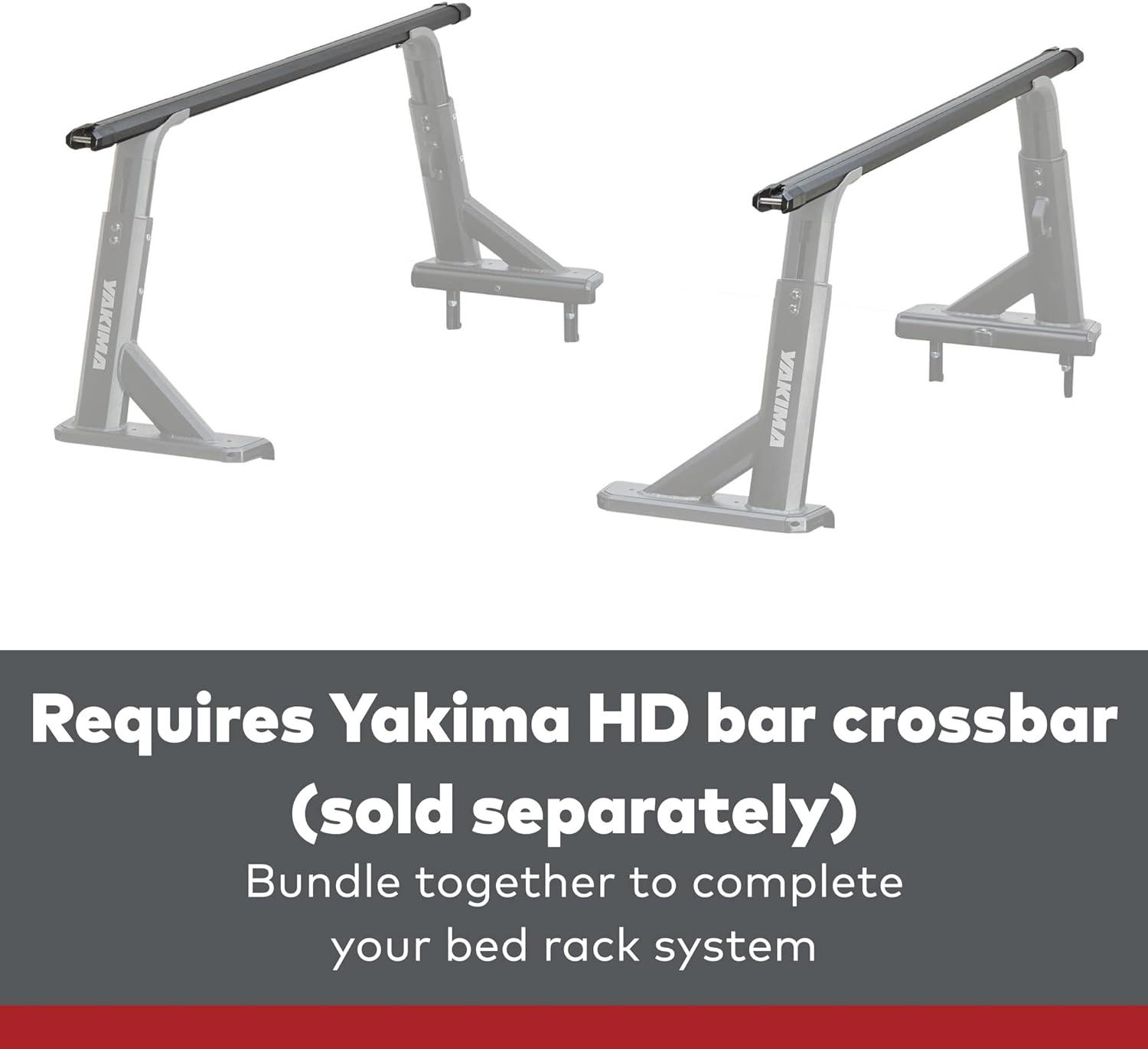 Yakima OverHaul HD Adjustable Black Aluminum Truck Bed Rack