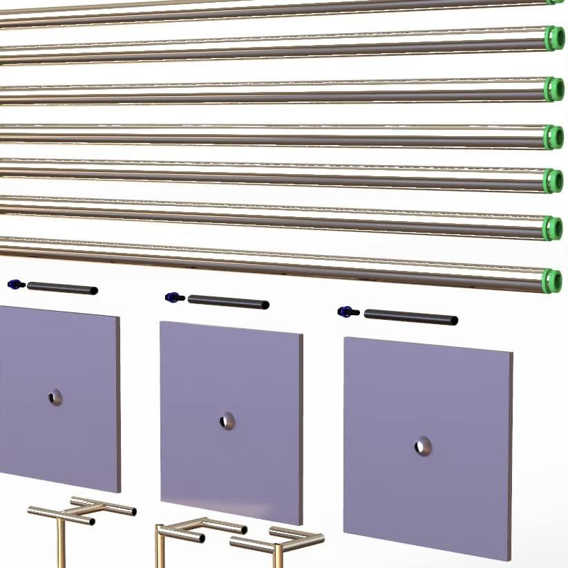 Adjustable Heavy Duty Portable Pipe and Drape Backdrop Kit 10FT x 20FT Double Crossbar Quick Set Up Without Tools for Wedding&Party&Event&Photography&Show&Display (No Drape)