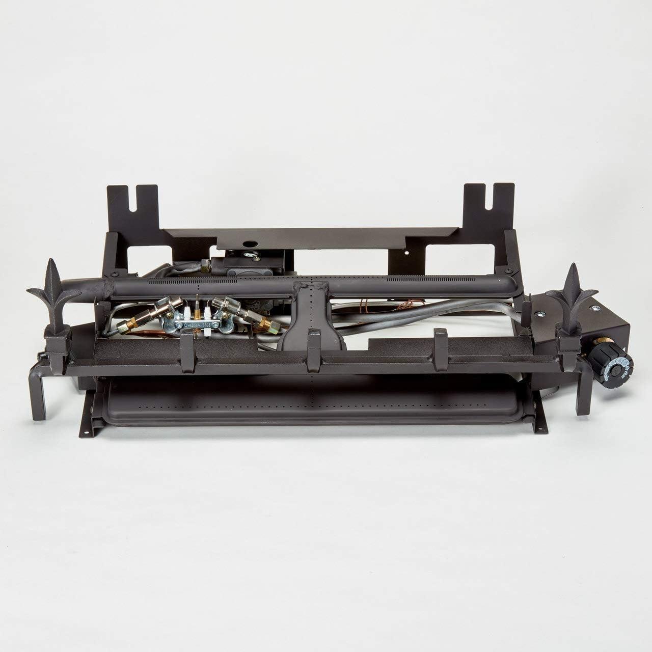 Duluth Forge Duluth Forge Vent less Dual Fuel Gas Log Set, Stacked Oak, T-Stat Control