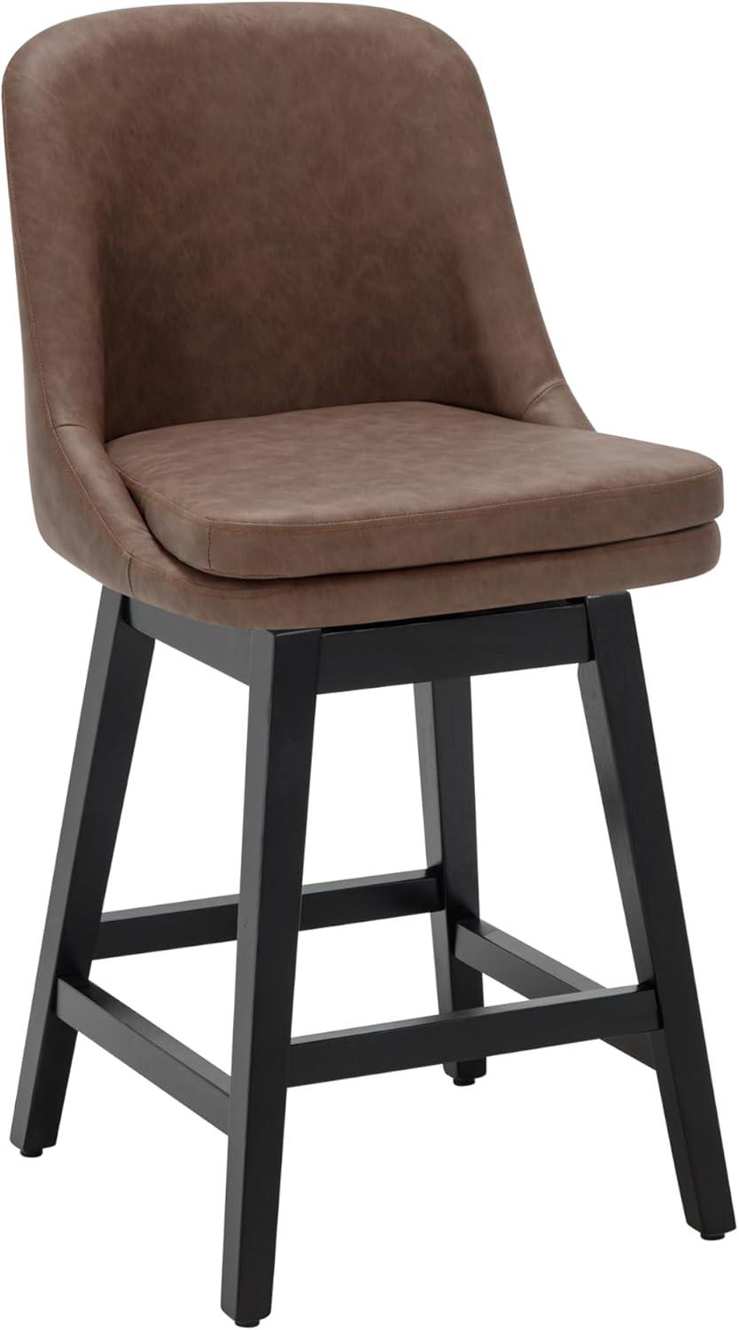 Lilani Swivel Upholstered Counter Stool