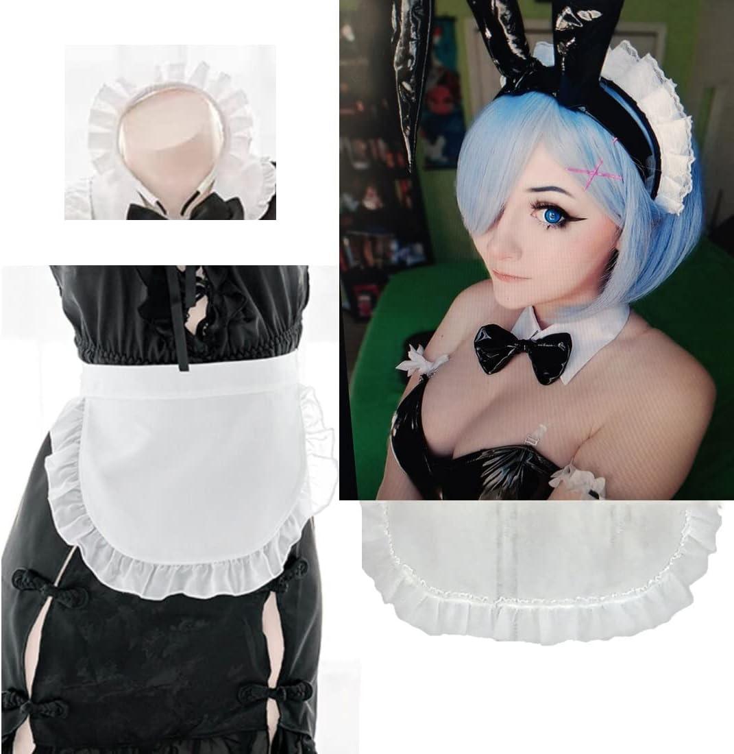 Victorian Women's Maid Cosplay Apron French Housekeeper Apron