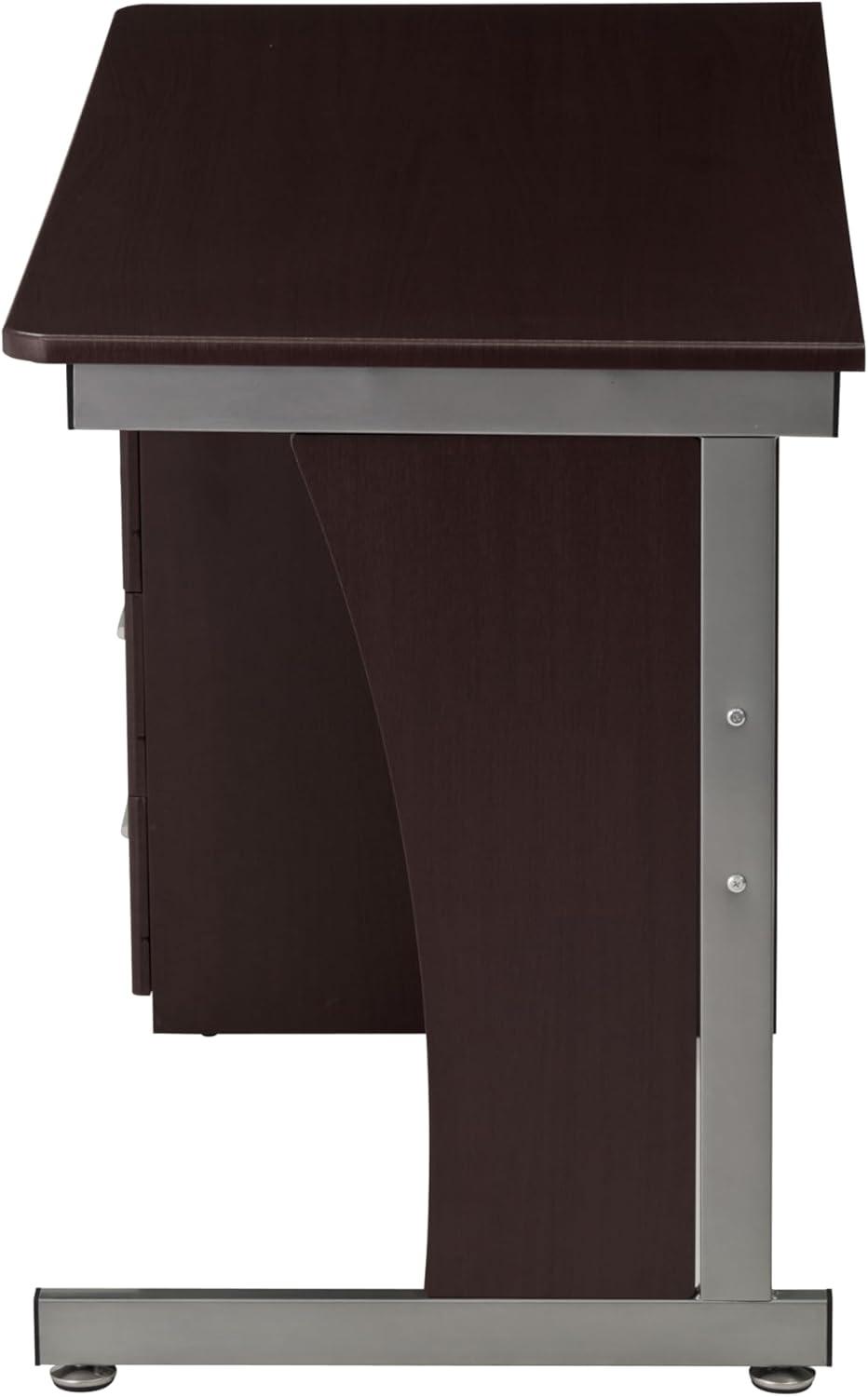 Techni Mobili 48 in Computer Desk with Storage, Chocolate RTA-3520-CH36