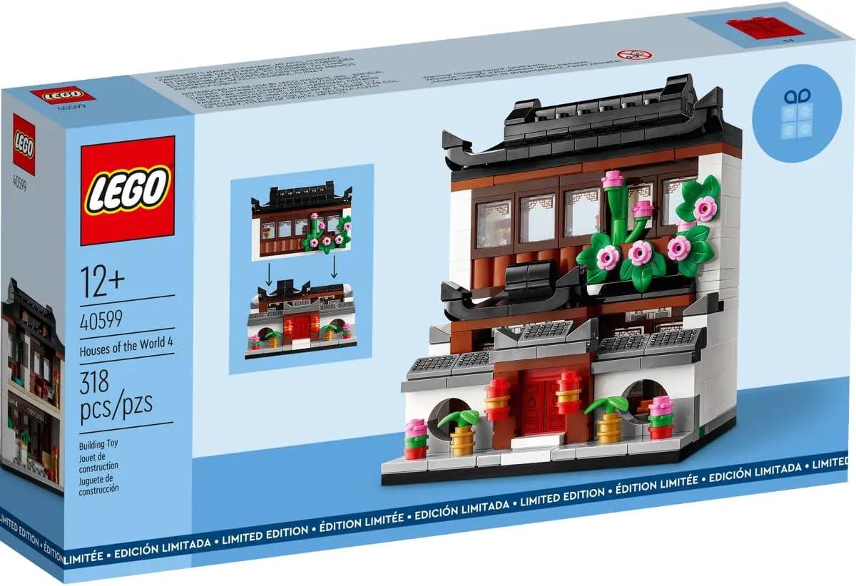 LEGO Houses of the World 4 Interlocking Block Building Set, 318 Count
