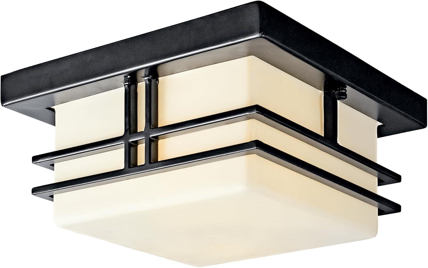 2 Light Outdoor Flush Mount 6.5 inches Tall By 11.5 inches Wide Bailey Street Home 147-Bel-553935