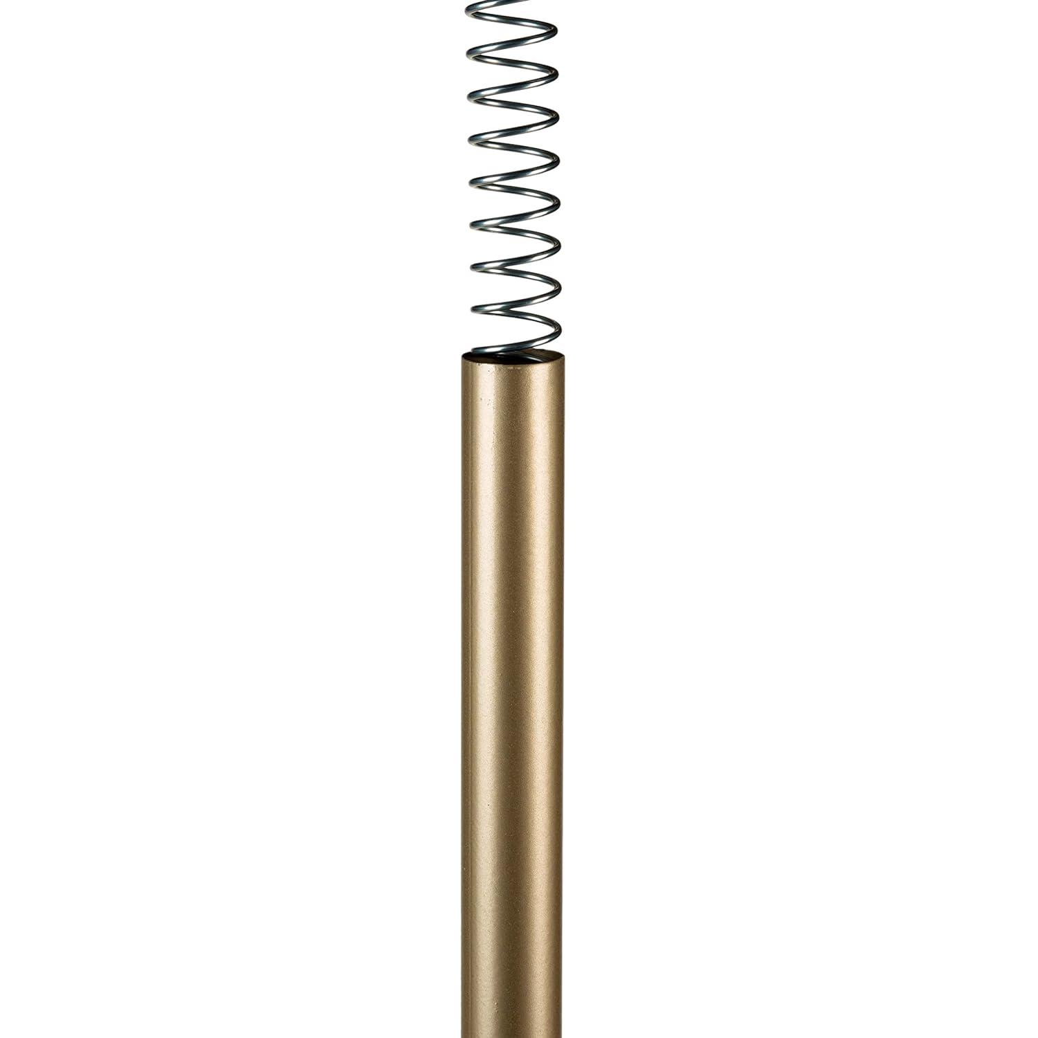 4 Tier Tension Corner Shower Caddy White/Gold - Bath Bliss