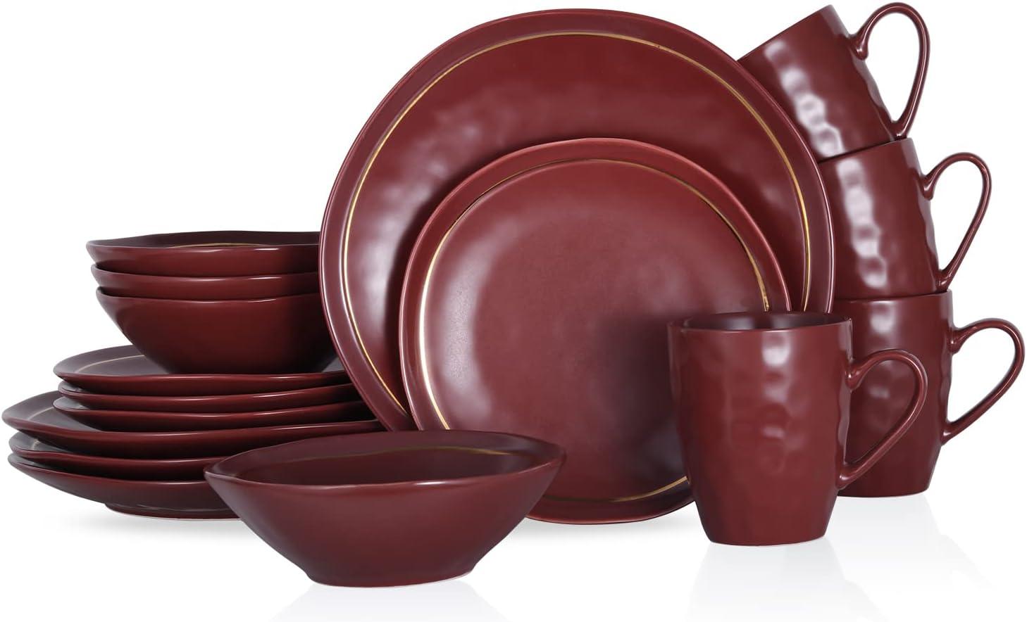 Stone Lain Clara 16-Piece Dinnerware Set Porcelain