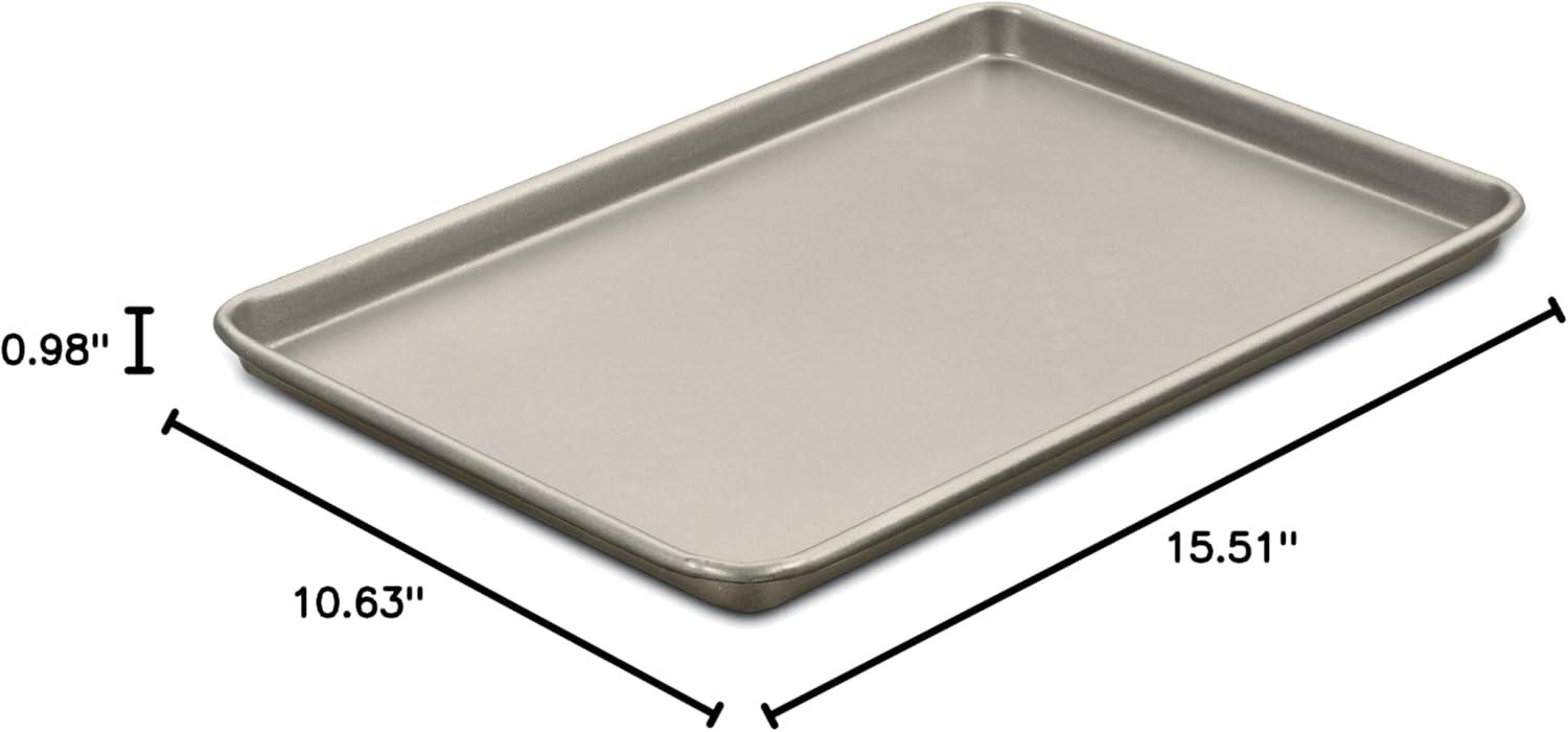 15-Inch Non-Stick Carbon Steel Baking Sheet with Lid