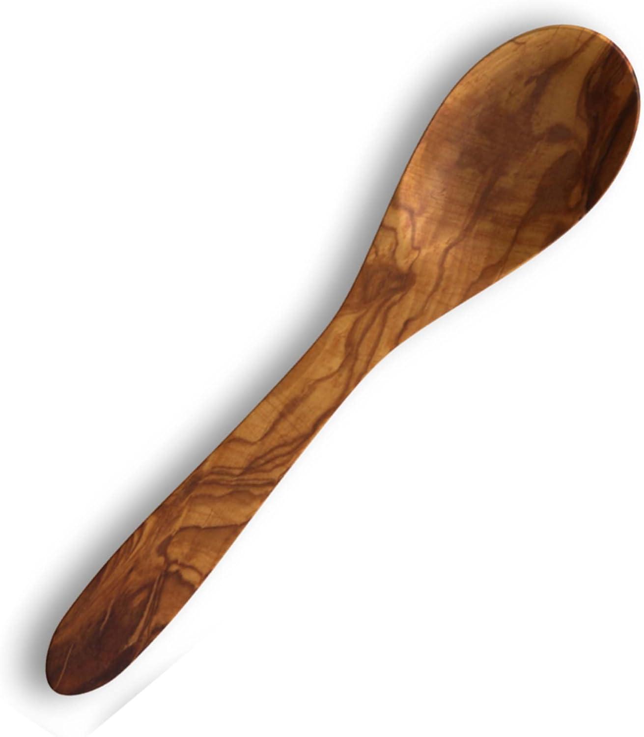 Berard Handcrafted Olive Wood 12 Inch Curved Spatula