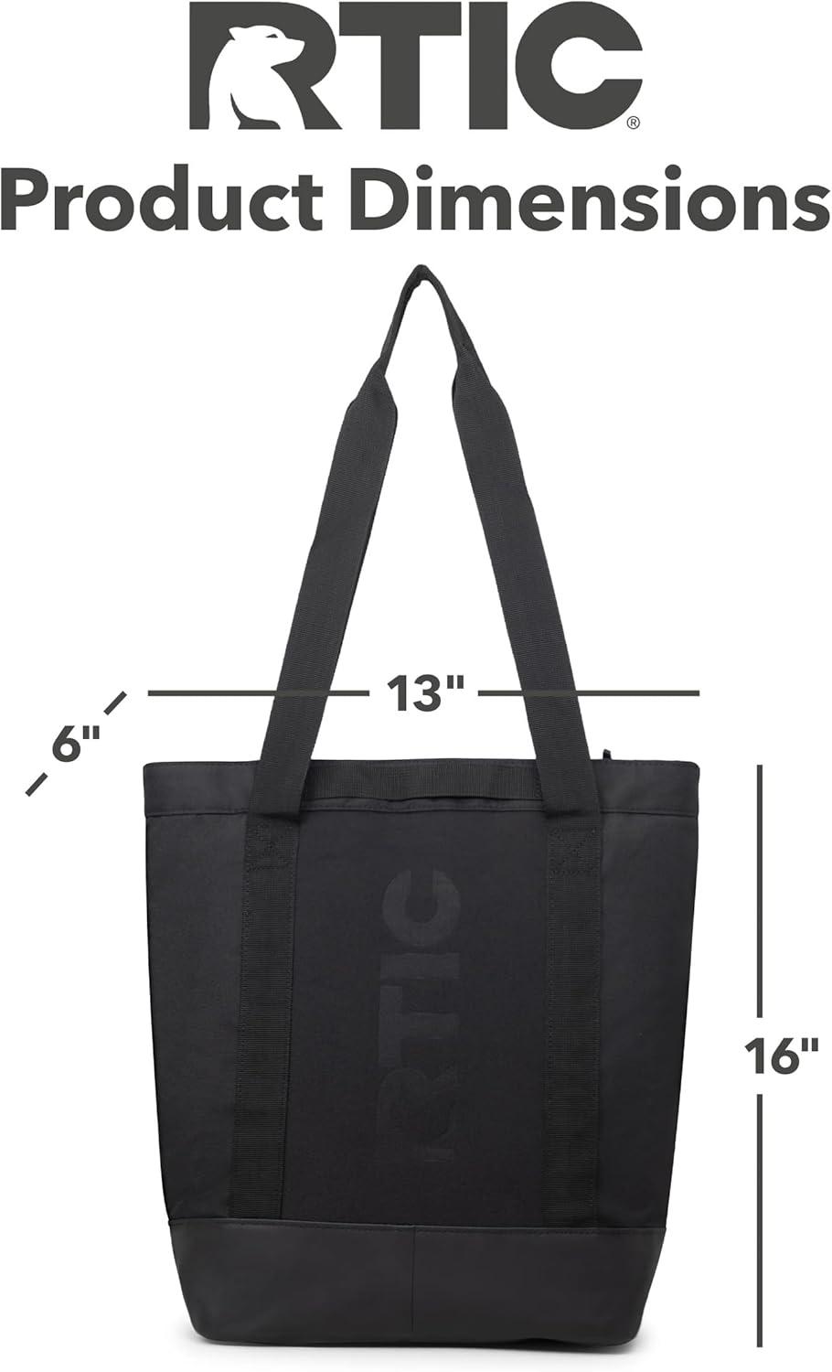 RTIC Everyday Insulated Slim Tote Bag, 15 Ltr Cooler Bag, Leak-Free Interior,  Navy