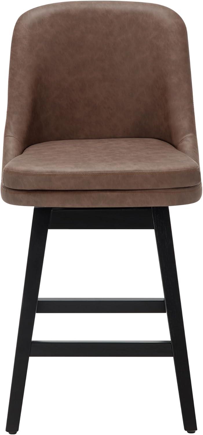 Lilani Swivel Upholstered Counter Stool