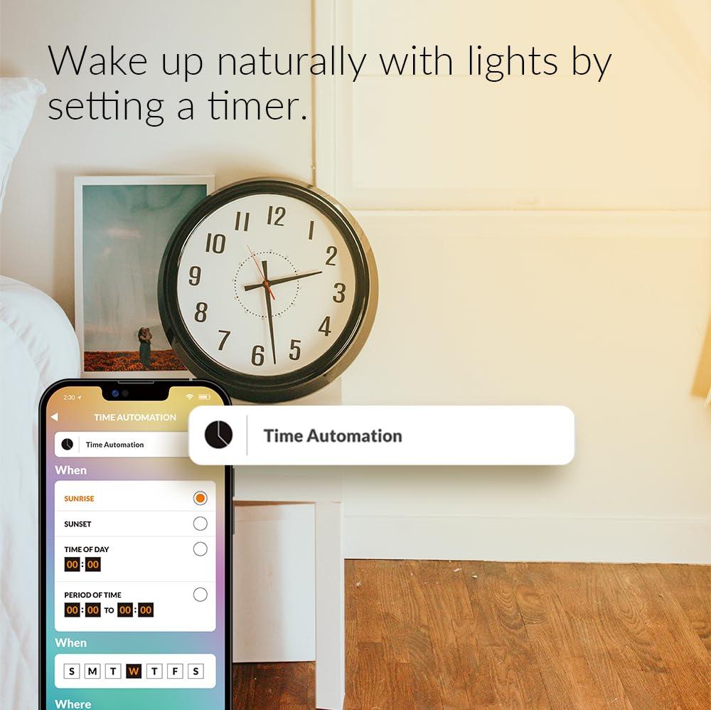 AduroSmart ERIA Tunable White Smart BR30 Light Bulb CRI 90+, 65W Equivalent, Hub Required