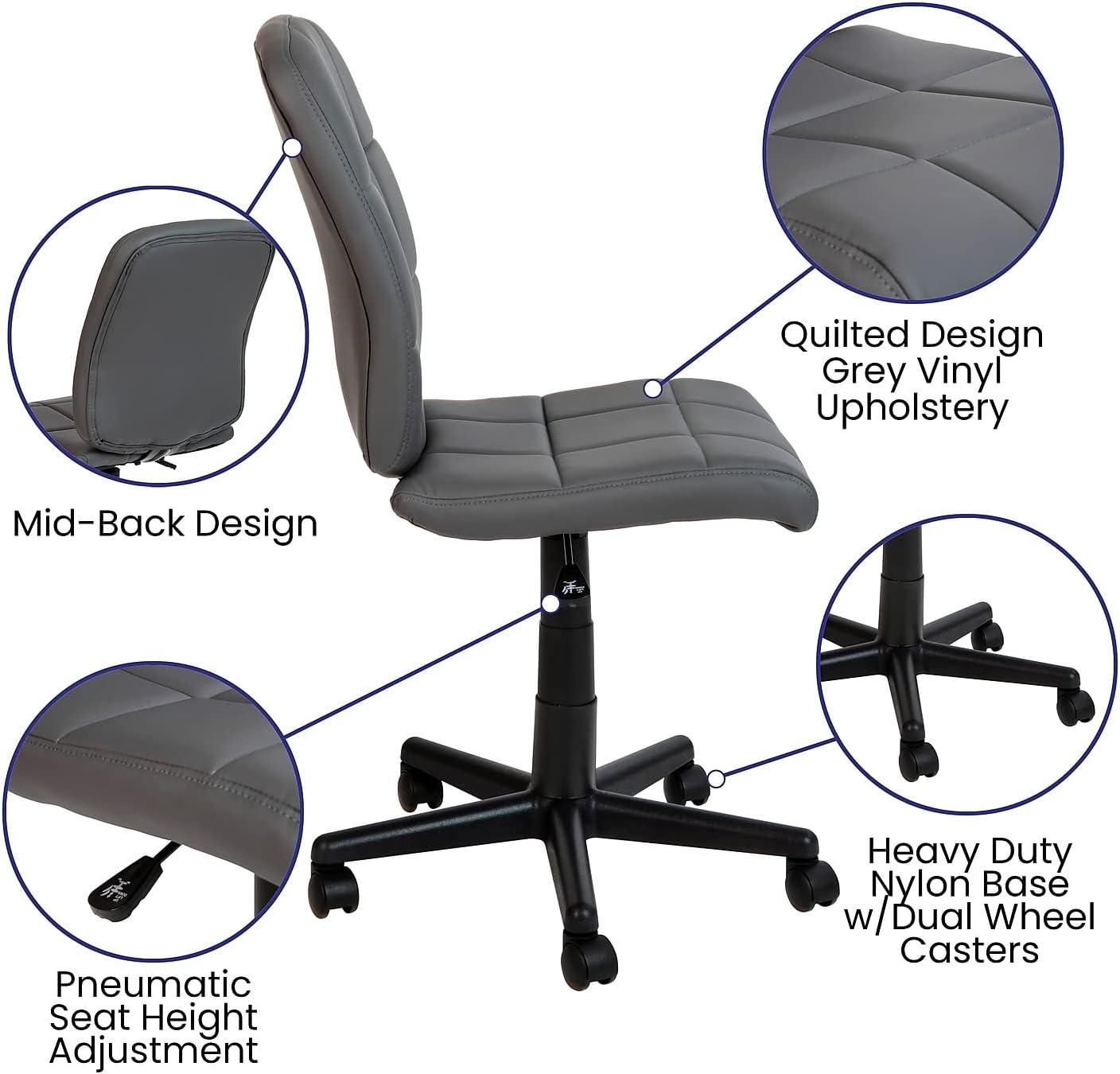 Bonavant Mid-Back Quilted Task Chair