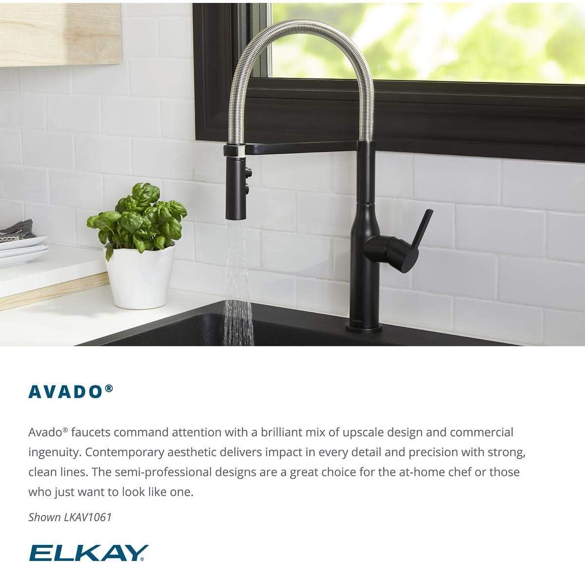 Avado Pull Down Single Handle Kitchen Faucet