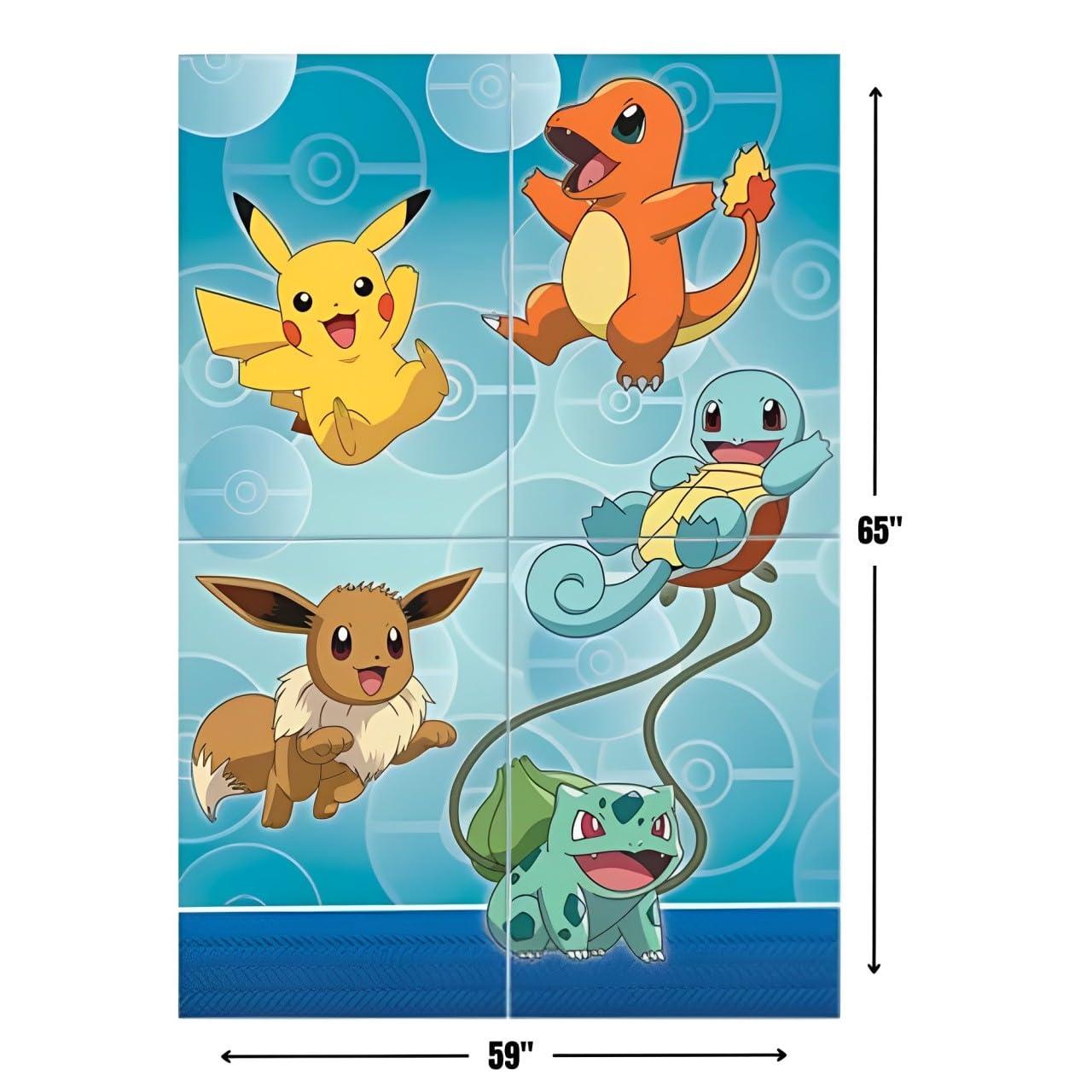 Pokemon Party Scene Setters Wall Decorating Kit with Props