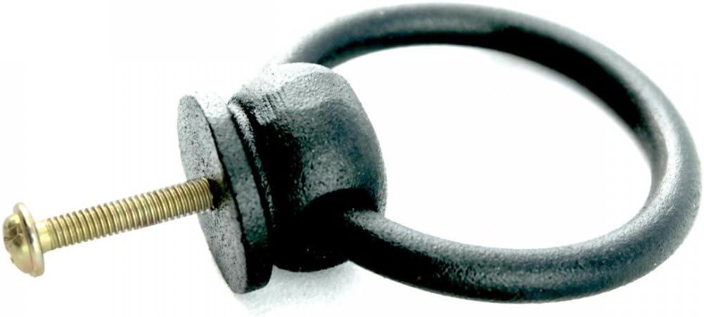 The Renovators Supply Inc. Wrought Iron Ring Pull Multipack (Set of 4)