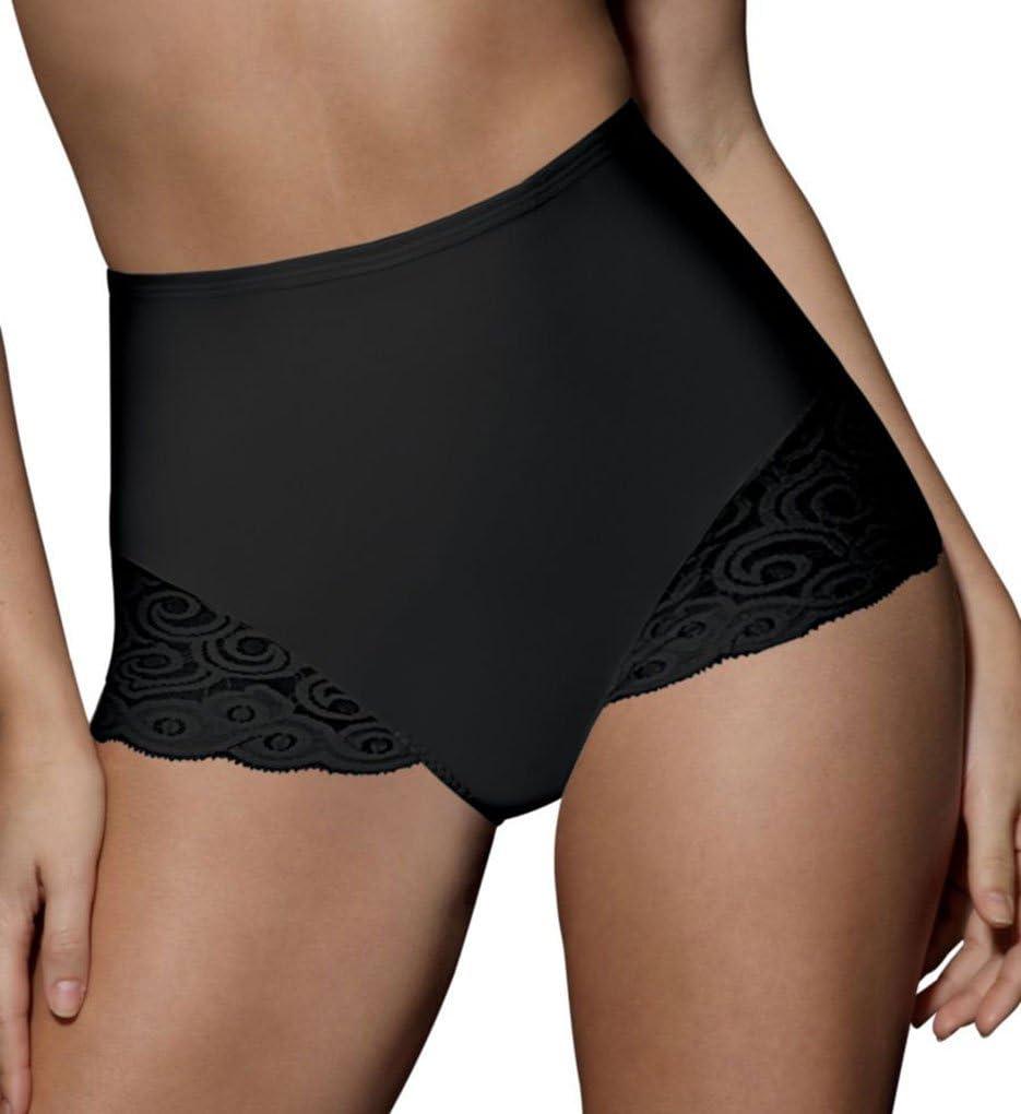 Bali Women's Shapewear Brief with Lace Firm Control 2-Pack, White, 2X