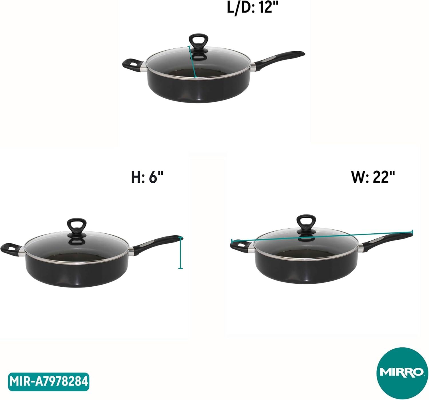 Mirro Get-A-Grip 12'' Saute Pan with Lid