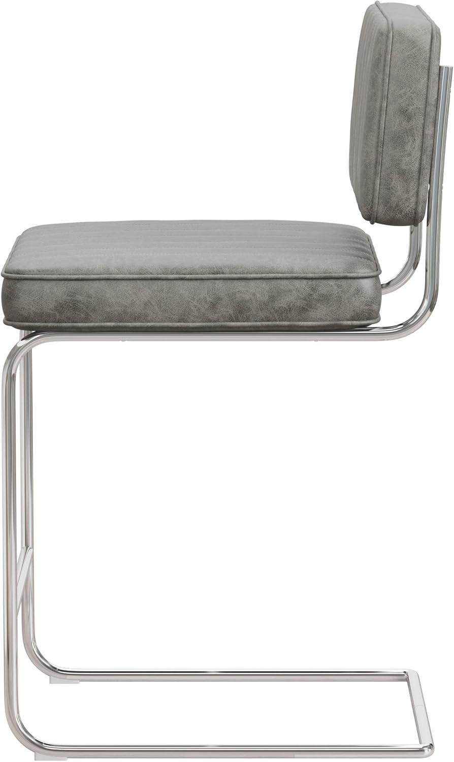 Set of 2 Breuer Metal Counter Height Stools - Hillsdale Furniture