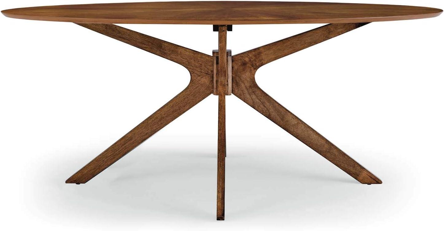 Modway Carson Carrington Kampbacken 71-inch Oval Wood Dining Table