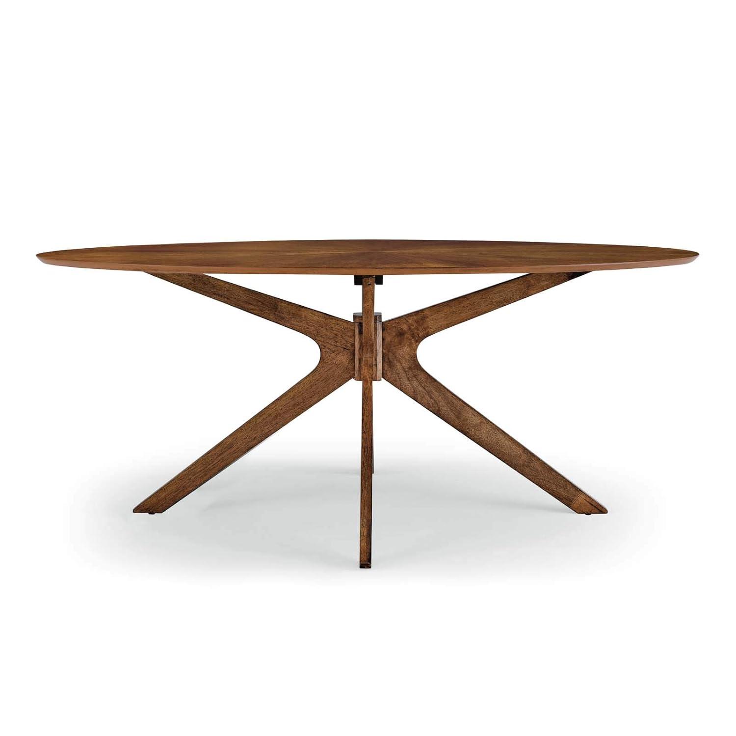 Modway Carson Carrington Kampbacken 71-inch Oval Wood Dining Table