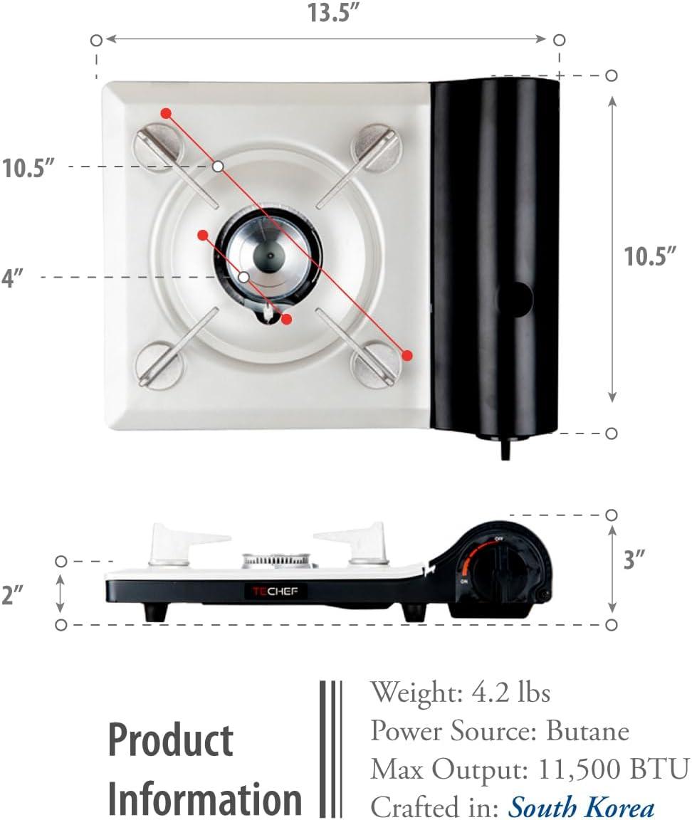 TECHEF - AGNI Portable Butane Gas Stove Burner