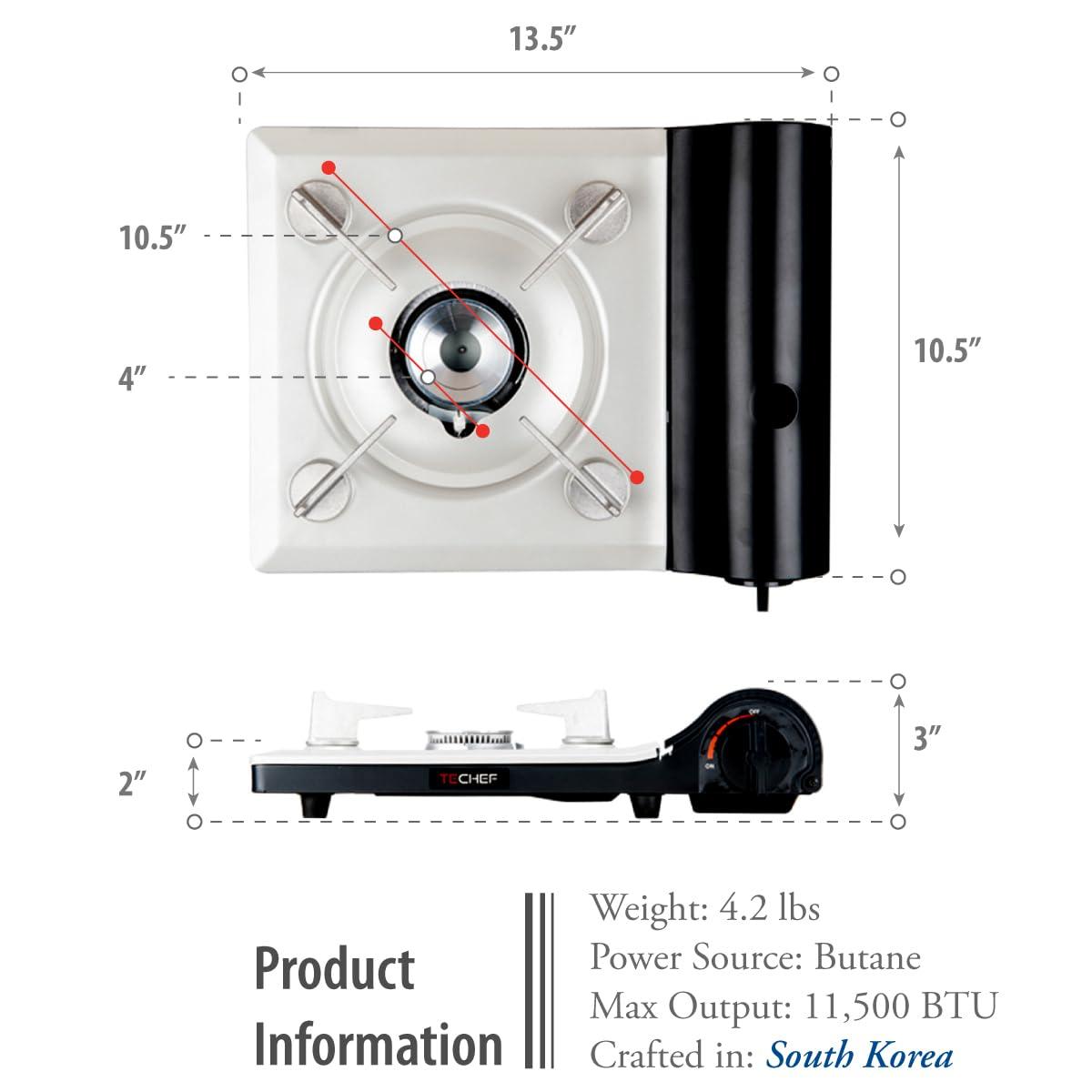 TECHEF - AGNI Portable Butane Gas Stove Burner