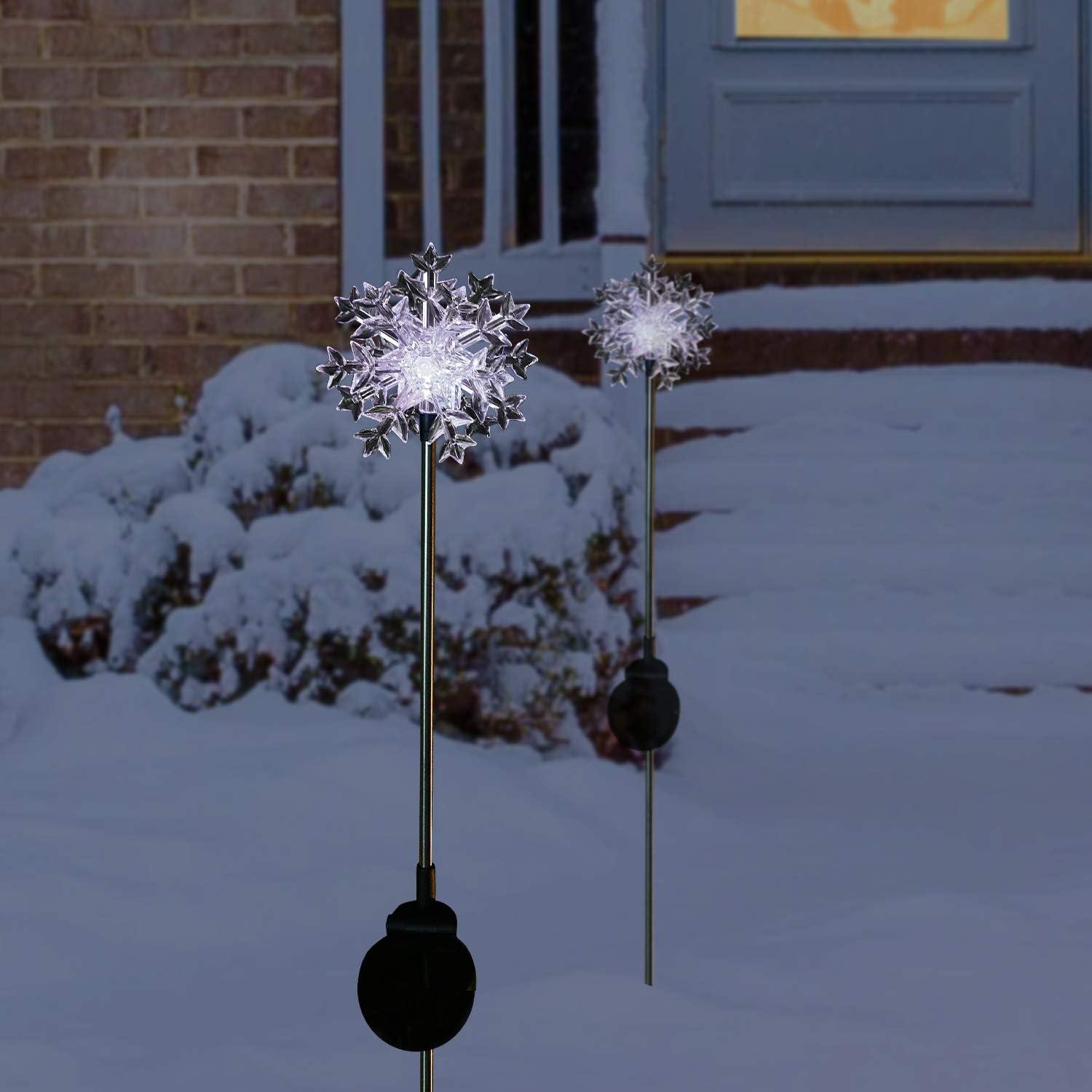 Snowflake Garden Stake