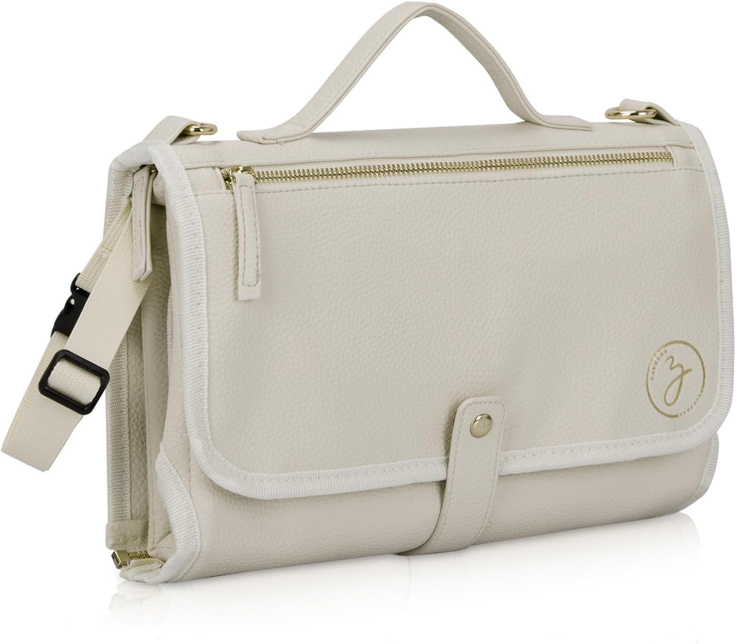 Portable Diaper Changing Pad. Portable Changing Pad for Diaper Bag. Travel Changing Pad. Newborn Essentials, Newborn Girls and Boys, Cream, 750 Count