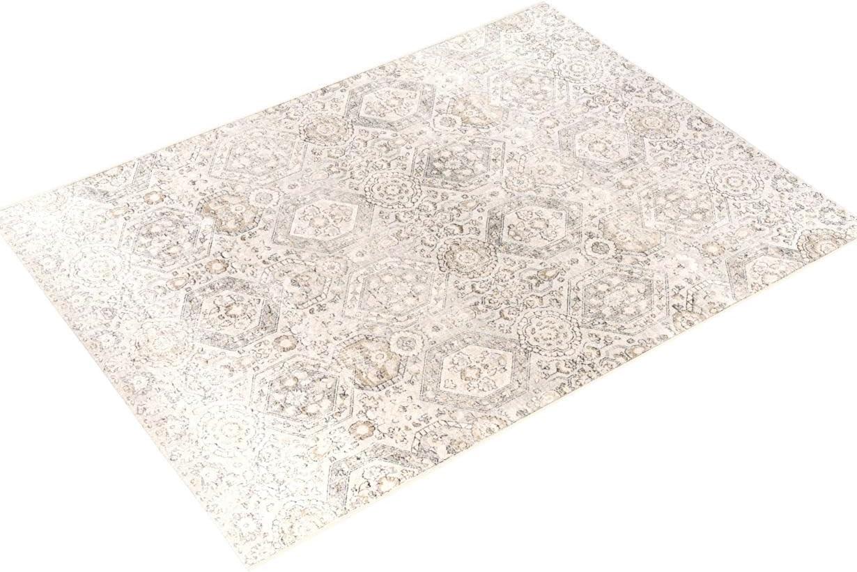 Parkerfield Black and Beige Medium Pile Rectangular Area Rug