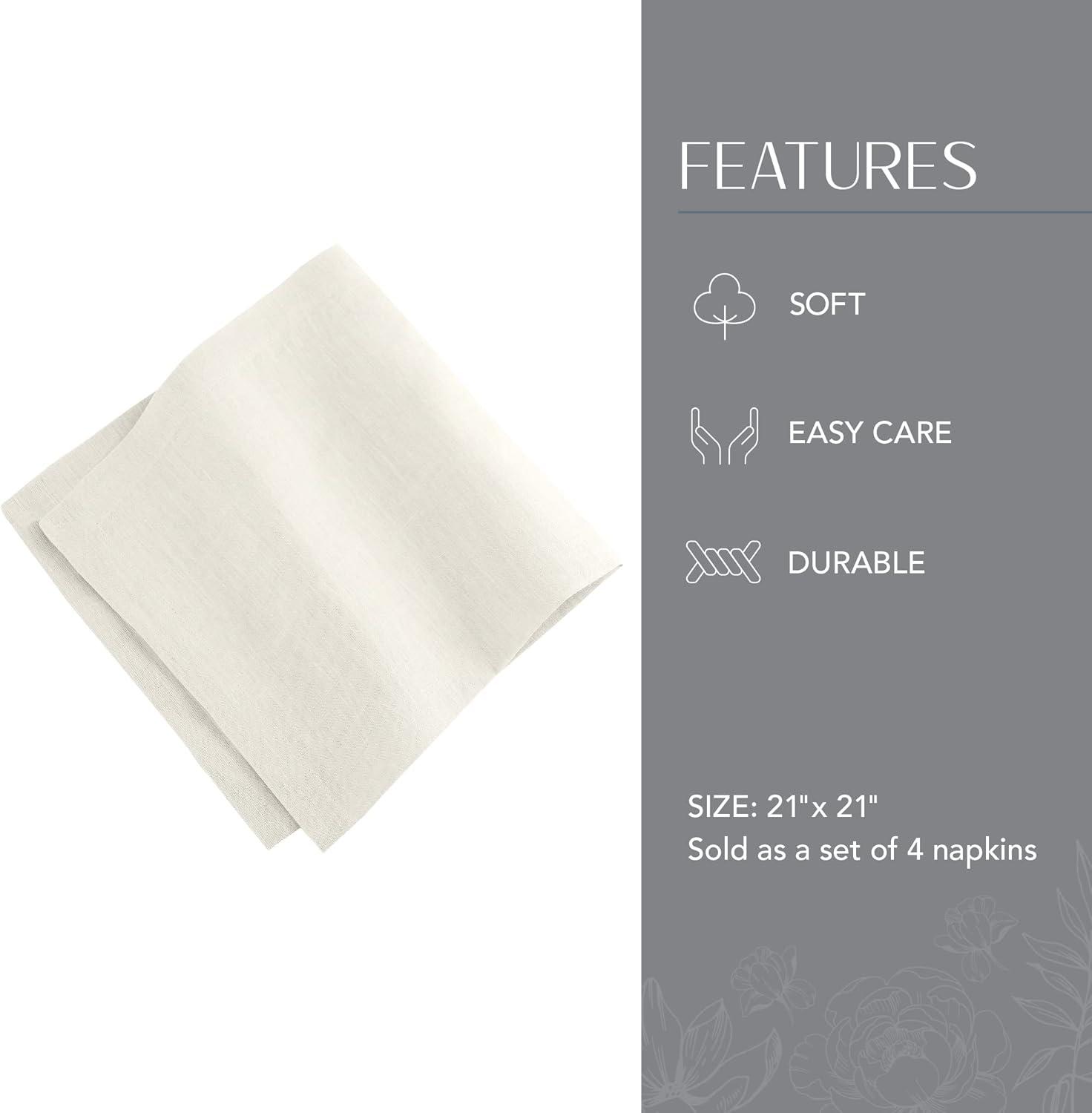 La Classica 4 Piece Linen Napkin Set