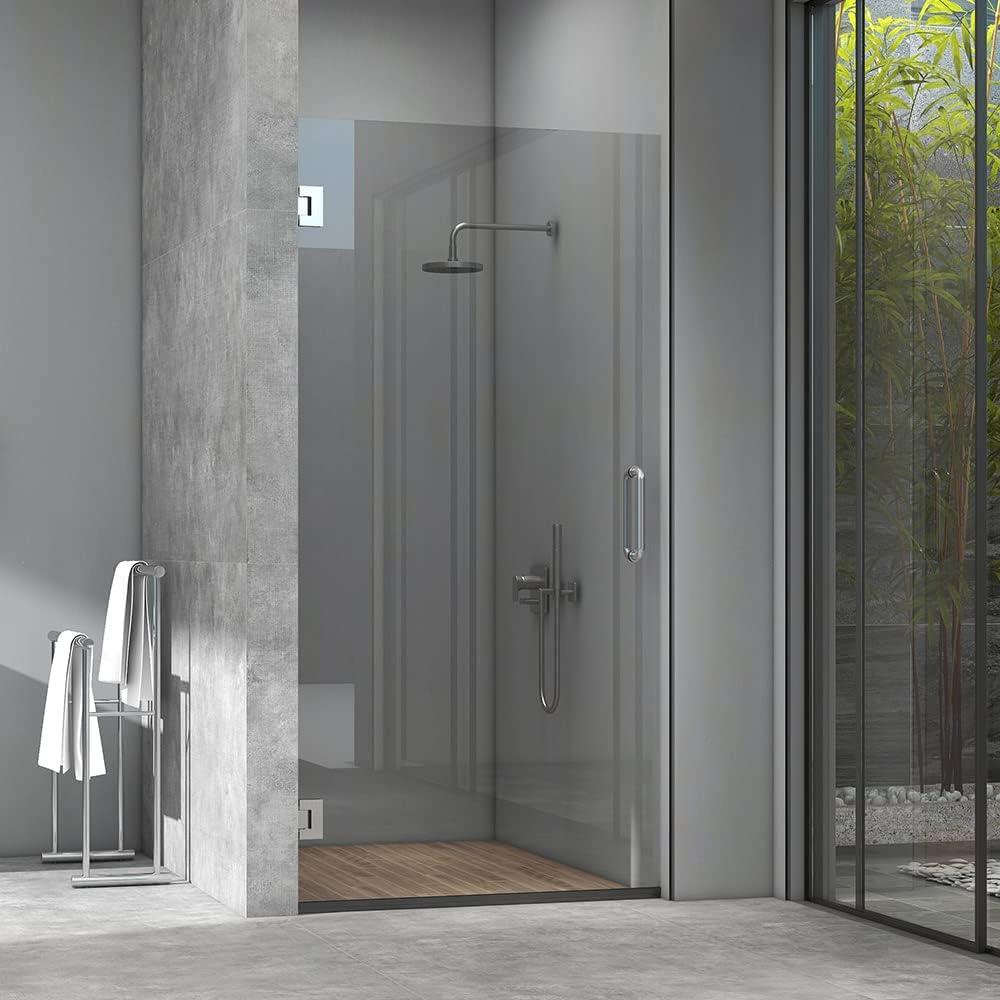 72" H Hinged Framed Shower Door