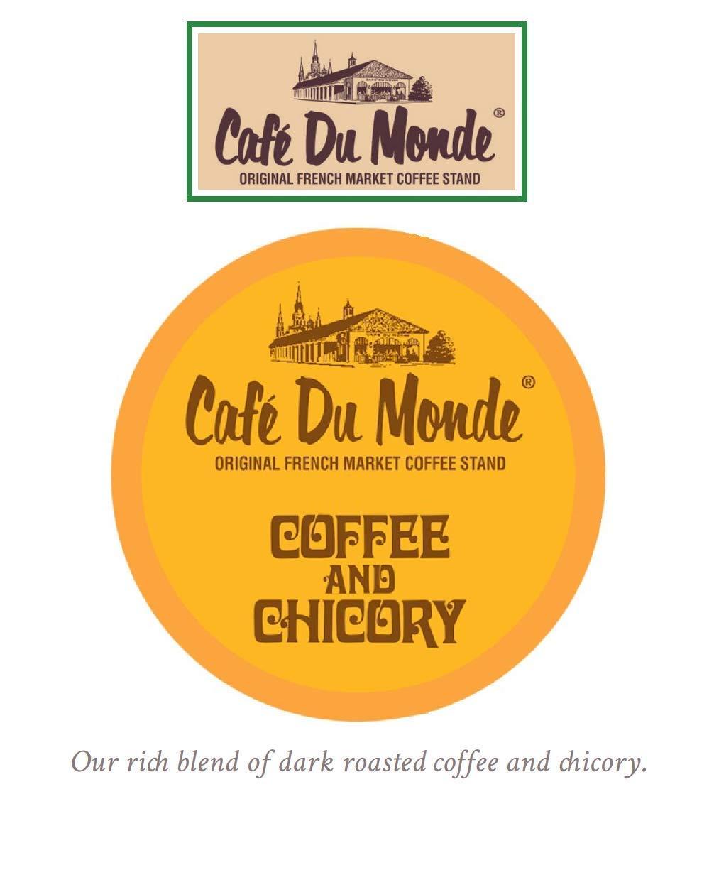Cafe Du Monde Coffee & Chicory K-Cup Coffee Pods, 12 Count