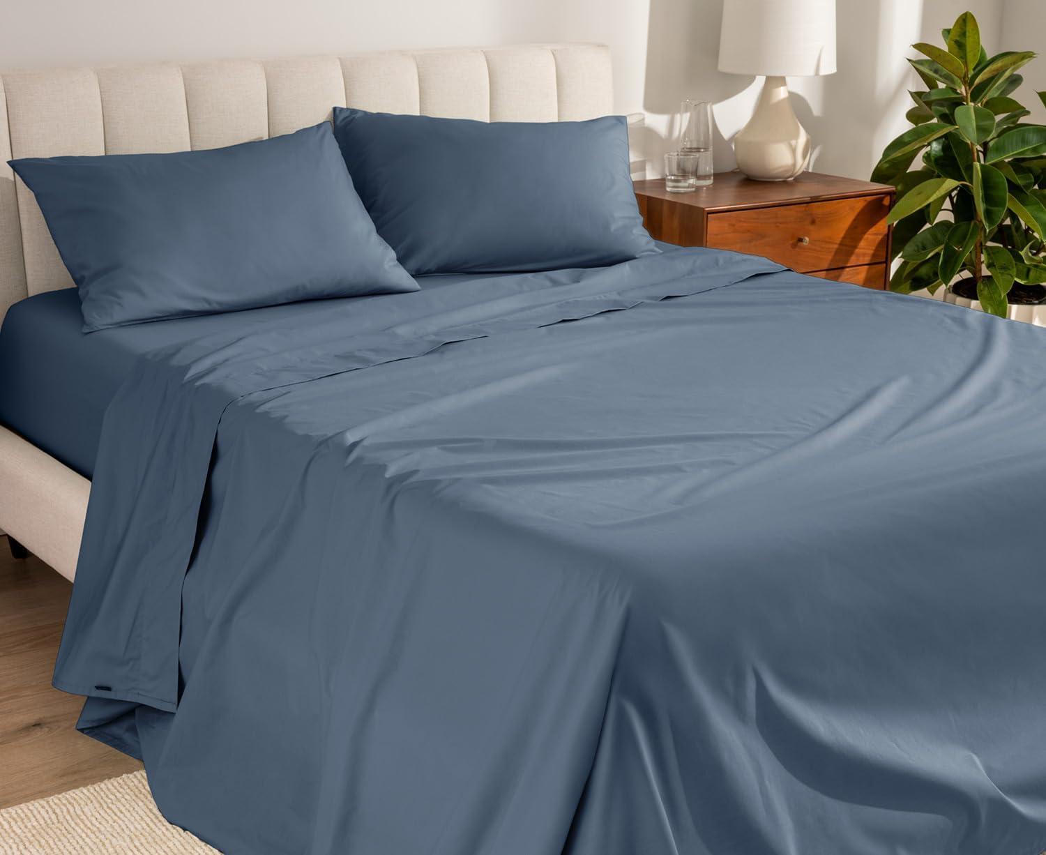 Bare Home 100% Cotton Percale Sheet Set