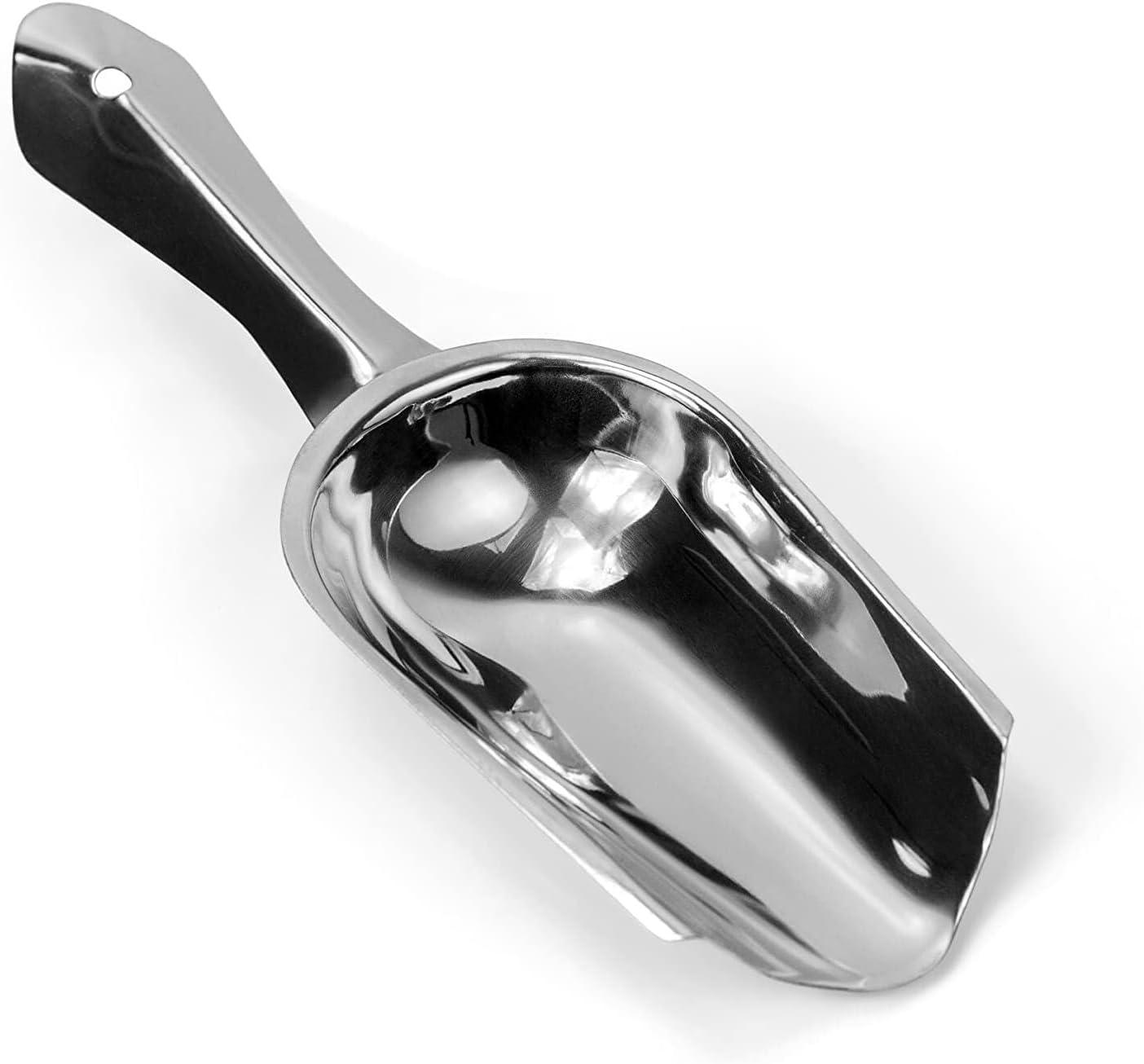 Great Credentials Rust Resistant 4 oz Stainless Steel Ice Scoop