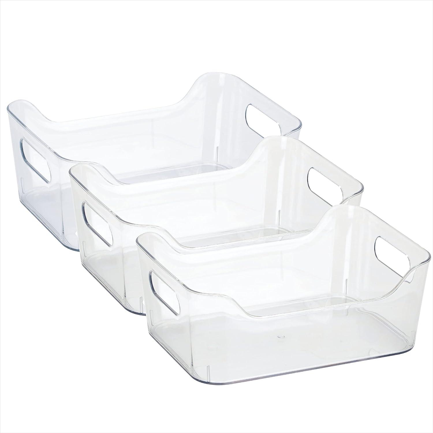 Simplify Simplify Plastic Bin (Set of 3)