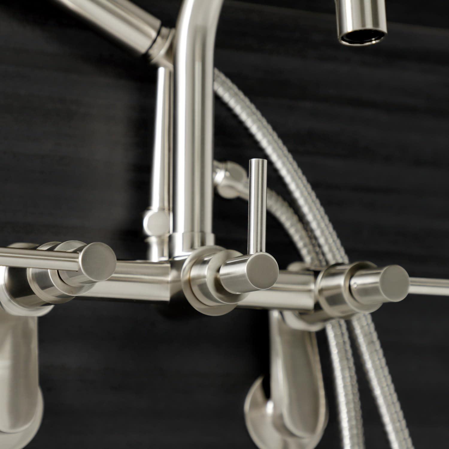 Kingston Brass Kingston Brass Concord Wall Mount Clawfoot Tub Faucet AE8457DX